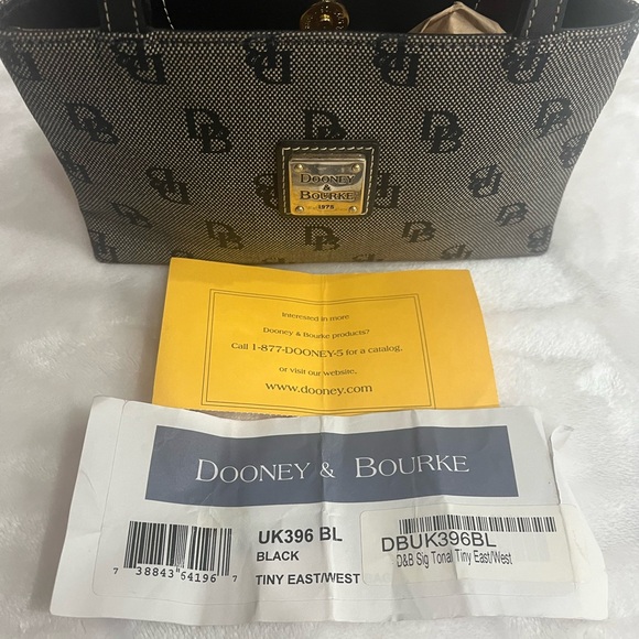 Dooney & Bourke Gray and Black Mini Bag - Picture 6 of 6